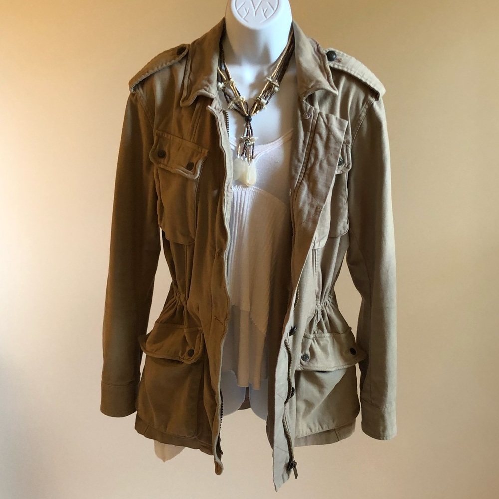 Free People jacket, military utility size S
